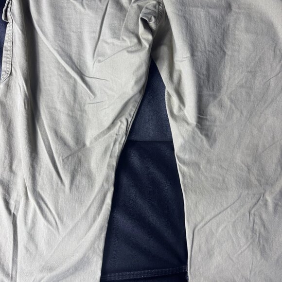 Wrangler Men's Cargo Pants Beige Relaxed Fit Flat Front Outdoor Size 42x32 - Picture 7 of 16